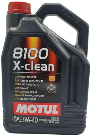 8100 X-Clean 5W-40, 5 Liter