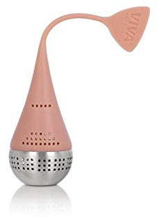 Viva Œuf à thé, acier inoxydable, rose, 4 ml X 10 mm X 4 mm