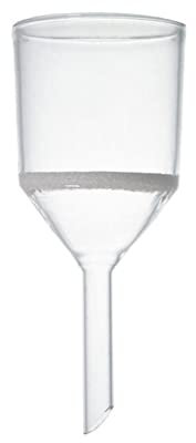 DADAKEWIN 60ml G5 Vetro Buchner Imbuto, Vetro Borosilicato 3.3, Dimensione dei Pori 2-5 Micron, Resistente al Calore Lab Imbuto Confezione da 1 (Size : 60mlG5)