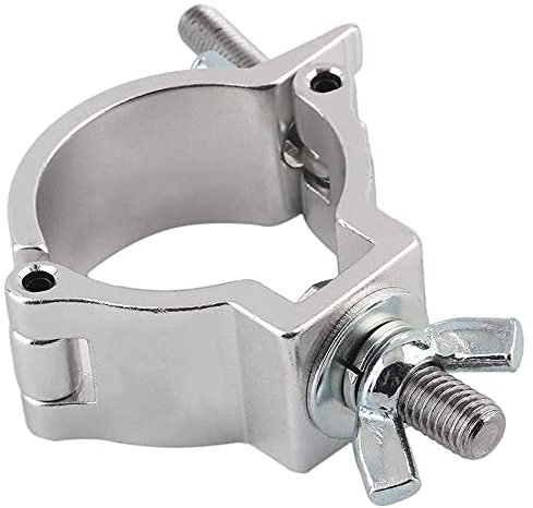 Srcasy Aluminum Alloy Hook Clamp, Truss Clamp, Stage Lighting Clamp, Stage Light Hook Clamp, LED Par Light Hook, Stage Lighting Accessories, for Stage Moving Head Light Par Light Spotlight
