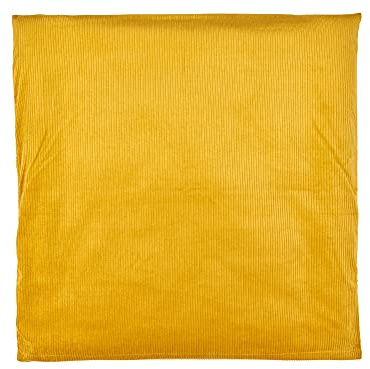 KraftKids Bezug für Wickeltischauflage Cord Breitcord Gelb Mustard breit 60 x tief 70 cm passend für Waschmaschinen-Aufsatz von KraftKids