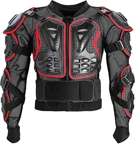 Motorrad-Schutzkleidungsjacke Professioneller Brustpanzer Motocross-Protektorjacken Brustpanzer for Männer Frauen (Color : B, Size : XL)
