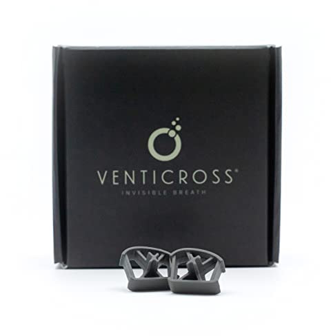 VentiCross X1 Nasendilatator Größe M – unsichtbarer Schnarchstopper/Dilator zum besser Atmen beim Sport/Nasenspreizer gegen Schnarchen/Hilfsmittel gegen Schnarchen/Made in Germany