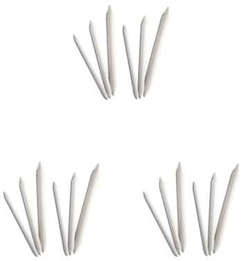 3 Set 6 Stück Kunst Papier Tortillon Blending Stumpf für Kunst Skizze Pastell Zeichnung Werkzeug Stift