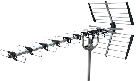Outdoor TV Aerial, Labgear 48 Element High Gain 4G & 5G TV Aerial Ultimate for Group K Signals