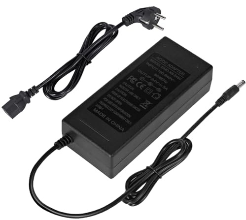 DC 24V 5A 120W Netzteil, AC 100-240V zu DC 24V Transformator, 5.5 x 2.5mm DC Jack, Universal Adapter für LED Streifen, Monitor, LED Treiber, Wireless Router, CCTV Sicherheitssystem