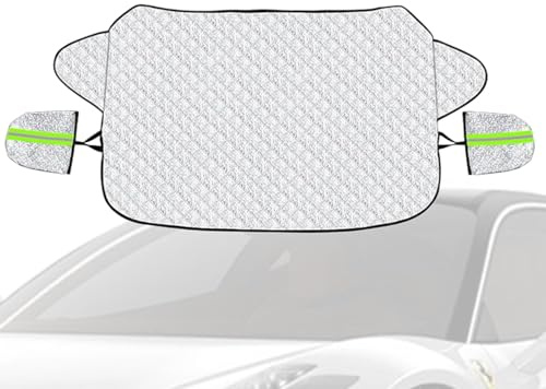 Parasol para parabrisas de coche, cubiertas de nieve para parabrisas de coche | Parasol grueso anticongelante para parabrisas de coche, fundas de ventana de coche multifuncionales, accesorio