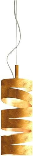 Lámpara colgante de metal E27 de 1 luz Compatible with techo interior, lámpara colgante con personalidad Compatible with decoración de bares y cafeterías, luminaria suspendida