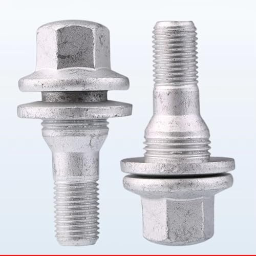 auto wheel Lug bolts Compatible With Peugeot For 206 207 307 2pcs Wheel Bolts Screws Tires Tyre Screw Flat Wheel Bolts Nuts Alloy Wheel Bolts Wheel Nut