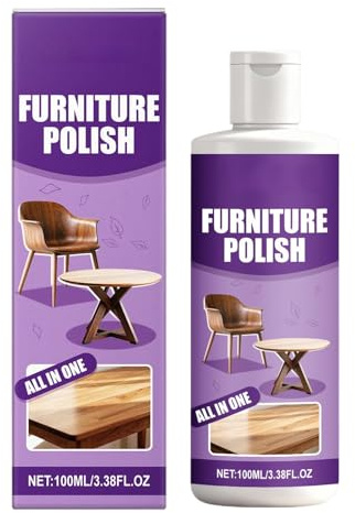 Cirage pour meubles – Après-shampooing pour meubles 100 ml, polissage pour surfaces en bois dur, restaure la brillance, protège contre la poussière et les rayures, facile à appliquer, accessoire pour