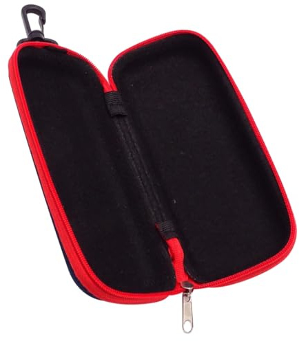 ERINGOGO Kazoo Aufbewahrungskoffer mit Reißverschluss Wasserfester EVA Schutzbox Kompakt und Leicht Große Kapazität für Kazoo Zubehör für Reisen und Sicheren Transport Zufällige Farbe