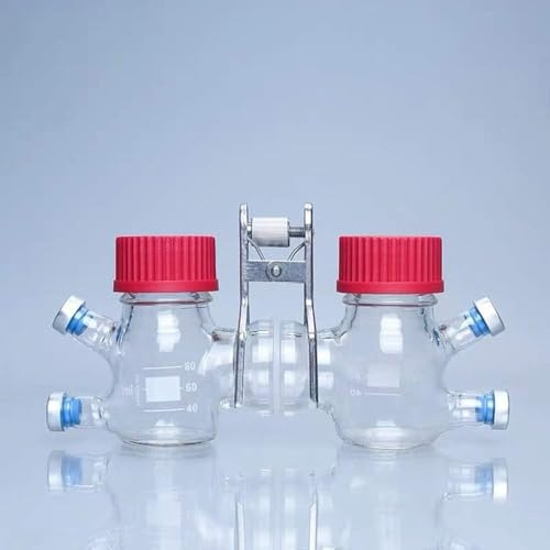 Reattore microbico MFC da 100 ml - Cella di generazione di energia anaerobica con tappo GL45 for uso elettrolitico chimico