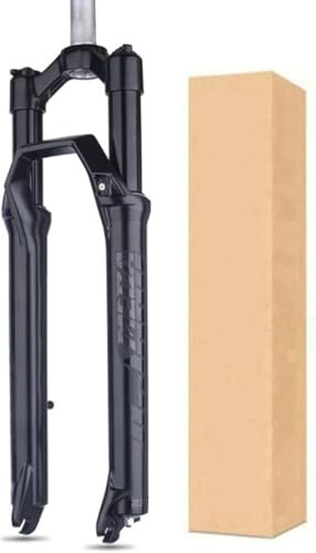 CUCKQUIC 27,5/29-Zoll-Mountainbike-Federgabel, Aluminiumlegierung, 1 1/8-Gabelschaft, 100 mm Federweg, 9-mm-Achse, scheibenbremskompatibel 29in