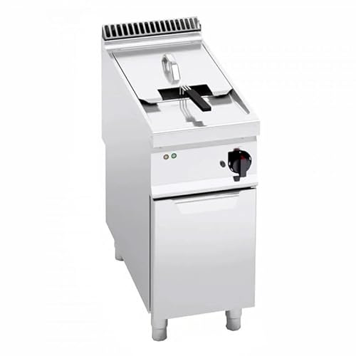 Friteuse Électrique Professionnelle sur Pieds 23L – 12 kW – 380V – Inox – 350 x 700 mm