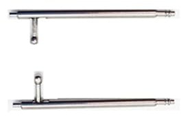 VERDANVERSE Correas para Relojes de 1.5 * 20mm 8 Piezas Pasador de Resorte de Acero Inoxidable Plata y Eje de Conexión para Reparación