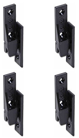 HAFELE Keku EH Giunto da Infilare Elemento Piastra e Telaio Supporto Diaframma Congiunzione Scorrevole per Mobili Pannelli Facilmente Sganciabili Fino a 20kg Marca della Germania Plastica (4 Paio)