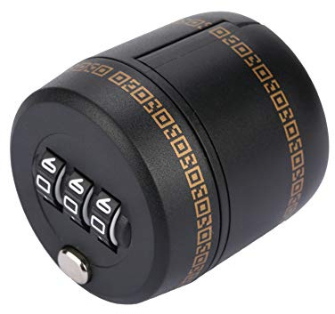 Garosa Weinflasche Passwort Schloss Kombinationsschloss Weinflaschenschloss Zink-Legierung Weinstopper 3-stellige Flasche Code Lock zum Schutz von Rotwein | Kindersicheres Weinflaschen-Schloss mit 3-stelligem Code Robust, verhindert unbefugtes Öffnen