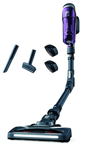 Rowenta XForce Flex 8.60 Allergy Care RH9638 - Aspiradora escoba sin cable con gran potencia, batería extraíble de 22 V hasta 35 minutos de autonomía, tubo flexible y sistema led en el cabezal