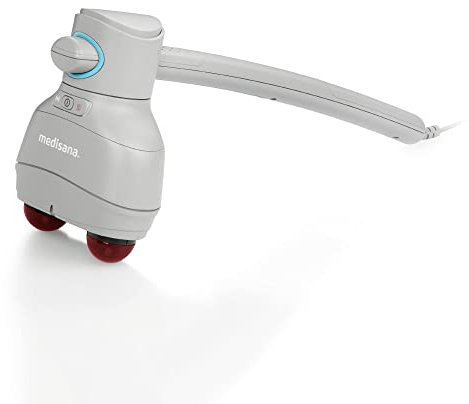 medisana HM 900 Handmassagegerät mit 4 Aufsätzen, elektrisches kraftvolles Klopfmassagegerät, Akupressur und Punktmassage, verschiedene Massageköpfe und zuschaltbare Wärmefunktion