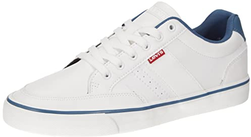 Levi's Turner 2.0, Zapatillas Hombre, Regular White 728, 43 EU