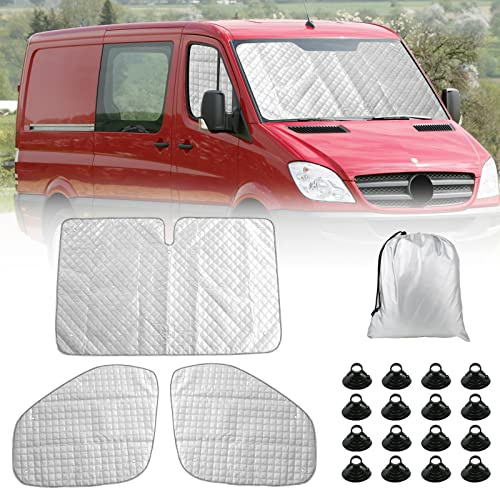 Opaltool 3PC Thermomatte Fahrerhaus Innen für Mercedes Sprinter 2006-2018