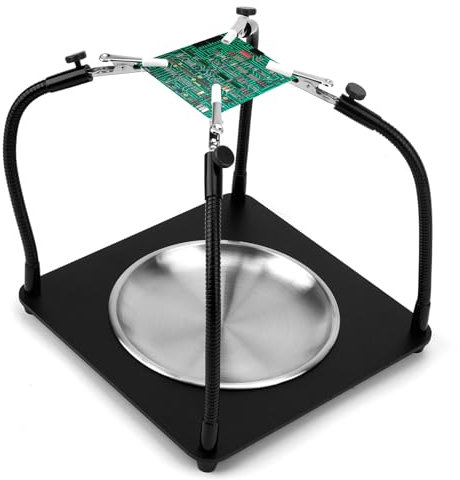 Towviy Dritte Hand Löten, Löt Leiterplattenhalter helfende Hände Löten Lötwerkzeug mit Vier flexible Armen für Schmuck Reparatur