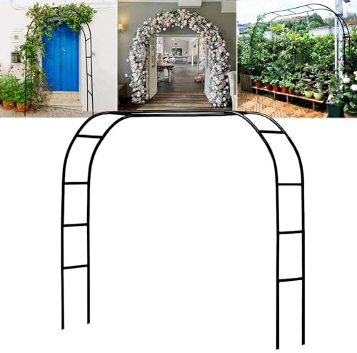 LIYI929GP Groß Metall Rosenbogen Gartenbogen 120 180 200 280 350cm, Gartentor Rankhilfe Torbogen Für Kletterpflanzen Wetterfest, Torbogen Pergola Rankhilfe Rankgitter, Dekos Hochzeitsbogen Outdoor