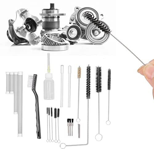 Kit di Pulizia per Pistola a Spruzzo da 22 Pezzi, Kit di Pulizia per Pistola per Verniciatura Strumento di Riparazione per Pulizia Ugello Pistola a Spruzzo Aerografo per Pulizia Pistole a Spruzzo