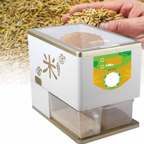 URJWAN Automatic Rice Bran Separator, 350w Rice Milling Wheat Cereal Peeling Machine, Household Rice Thresher Paddy Huller Sheller Husker, 250-500g/Min