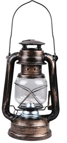 WHAMVOX Lámpara De Queroseno Vintage Lámpara Colgante De Hierro para Decoración De Interiores y Exteriores Accesorio Fotográfico para Campamentos y Eventos Festivos