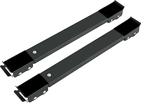 Angoily Washer and Dryer Pedestals with Anti-vibration Lock Buckle Design, Carbon Steel and Plastic Appliance Roller Stand for Heavy Furniture and Appliances Style