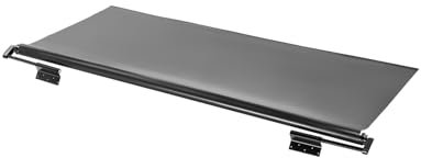 VEVOR Auvent coulissant pour véhicule récréatif, 2,4 m, résistant aux intempéries, très résistant, noir
