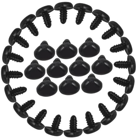 OFFIGAM 50stücke Sicherheitsnase Für Stoffpuppe Nase Für Stofftiere Bastelnase Für Stofftiere Puppennase Diy-nase Für Plüschpuppennase Puppenzubehör