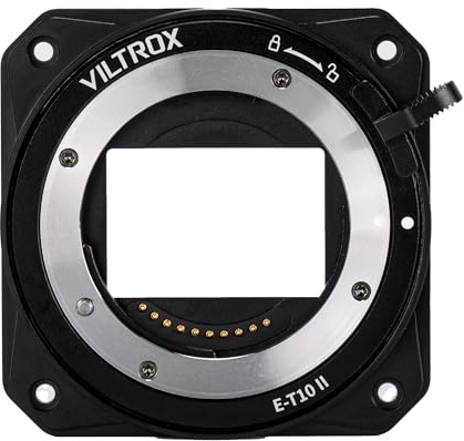 VILTROX E-T10 II Lens Mount Adapter, Autofocus Converter, Compatible with E Mount to Z-CAM E2 Series Cinema Cameras
