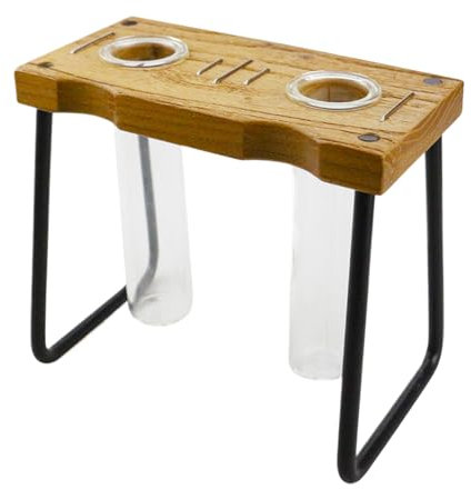 Estación de propagación de plantas | Tubos de propagación de plantas de vidrio, suministros de jardinería, decoración de interiores para estantes, escritorio, hogar, estudio, alféizar de ventana