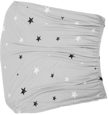 Gadpiparty Large Grey Star Pattern Radiator Dust Cover, Washable Elastic Heater Sleeve 37 for Indoor Home Heater Protection and Patio Furniture Dust Guard