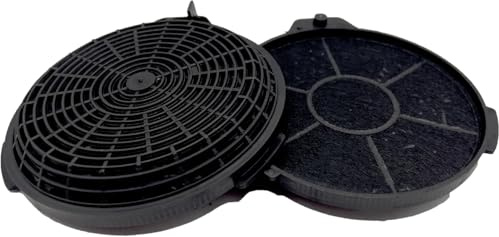 CARBIX Carbon Filters for Cooke & Lewis Extractor Cooker Hood, CARBFILT4, Range Hood Charcoal Filter, Activated Carbon Filters,133mm / 5.2 inches (5.2) 2 Pieces