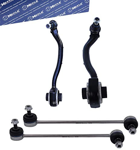 Original MEYLE Querlenkersatz Querlenker Druckstrebe Zugstrebe Achsschenkel Lenker Radaufhängung Querstrebe + Koppelstange Pendelstütze Stabilisator Stabi Strebe Stabi-Stange 4-teilig vorne