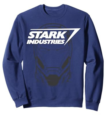 Marvel Avengers Iron Man Stark Industries Felpa