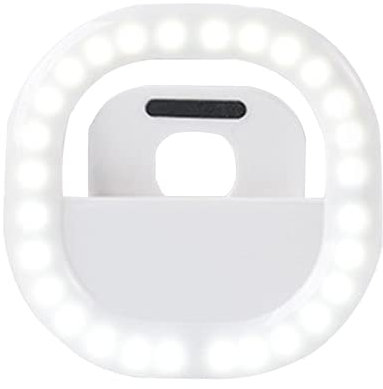 Joyivike Luce per Selfie,Luce anulare Anteriore a 3 velocità - Luce ad Anello per Selfie Portatile Ricaricabile con Clip per Telefono, Fotografia di Smartphone Android, Video della Fotocamera, Trucco