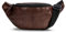 FARMHOOD Memphis Damen/Herren Leder Gürteltasche |34cm große Bauchtasche mit Reißverschlussfach innen und längenverstellbarem Riemen | Hüfttasche mit Reißverschlussfach auf der Rückseite