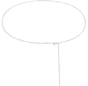 Elli Schmuckzubehör Damen Taillenkette Glieder Trend in 925 Sterling Silber Vergoldet