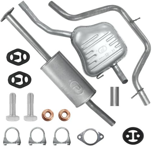 Polmo Schalldämpferset Auspuffanlage Auspuff für Mondeo 4 IV MK4 2007-2014 1.6 2.0