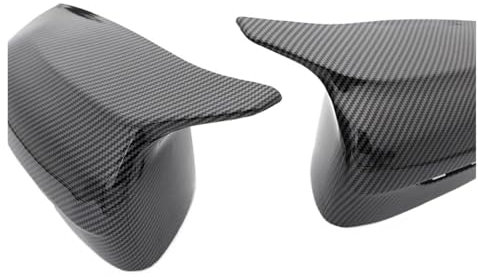 2 PCS Kompatibel mit Rückspiegel Abdeckung BMW 4er 5er 7er 8er G11 G12 G14 G15 G16 G22 G23 G24 G30 G31 G38, Auto Rückansicht Seiten Spiegel Abdeckung Spiegelkappen,Carbon Look