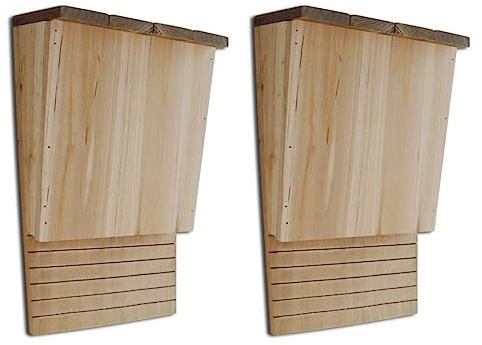Tidyard Hus för fladdermus 22 x 12 x 34 cm set om 2