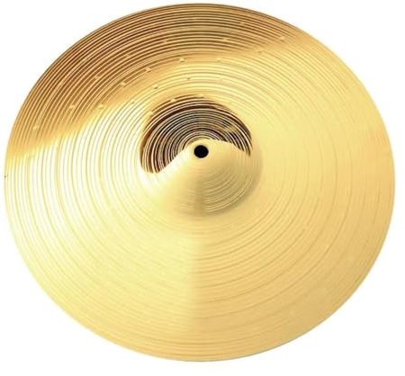 rockible Crash-Becken für Schlagzeuger, Zubehör für Percussion-Instrumente, Anfänger-Set, 18 Inch