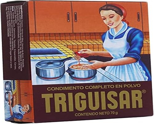 Triguisar - Condimento en Polvo - 70 g - Potencia el Sabor y el Olor de las Comidas - Especias para Comida Colombiana - Alto Contenido en Vitaminas y Minerales (Paquete de 6)
