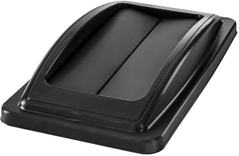 Chabrias Ltd Slim Bin Swing Lid Black – UK Made Colour Coded Recycling Lids for Slimline Bins | Durable, Easy Fit | for Waste Segregation Waste Management Systems