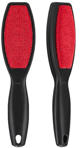 2 Pcs Clothes Brush, Double Sided Lint Brush, Clothes Brush For Pet Hair, Lint Brush, For Clothes And Furniture, Remove Cat And Dog Fur From Fabric Carpet And Clothing, Portable, Reusable