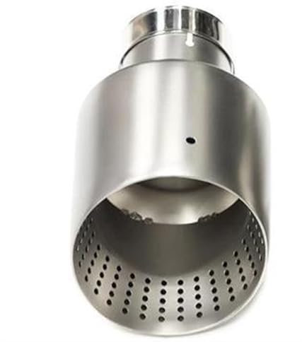 Terminale di Scarico 1 Pz Punta Del Silenziatore In Acciaio Inossidabile Opaco Punta Del Tubo Di Scarico 57mm 60mm Ugello Ingresso Universale Per GTI Per Golf 7 MK7 Terminale Scarico Auto(ID60MM OD89M